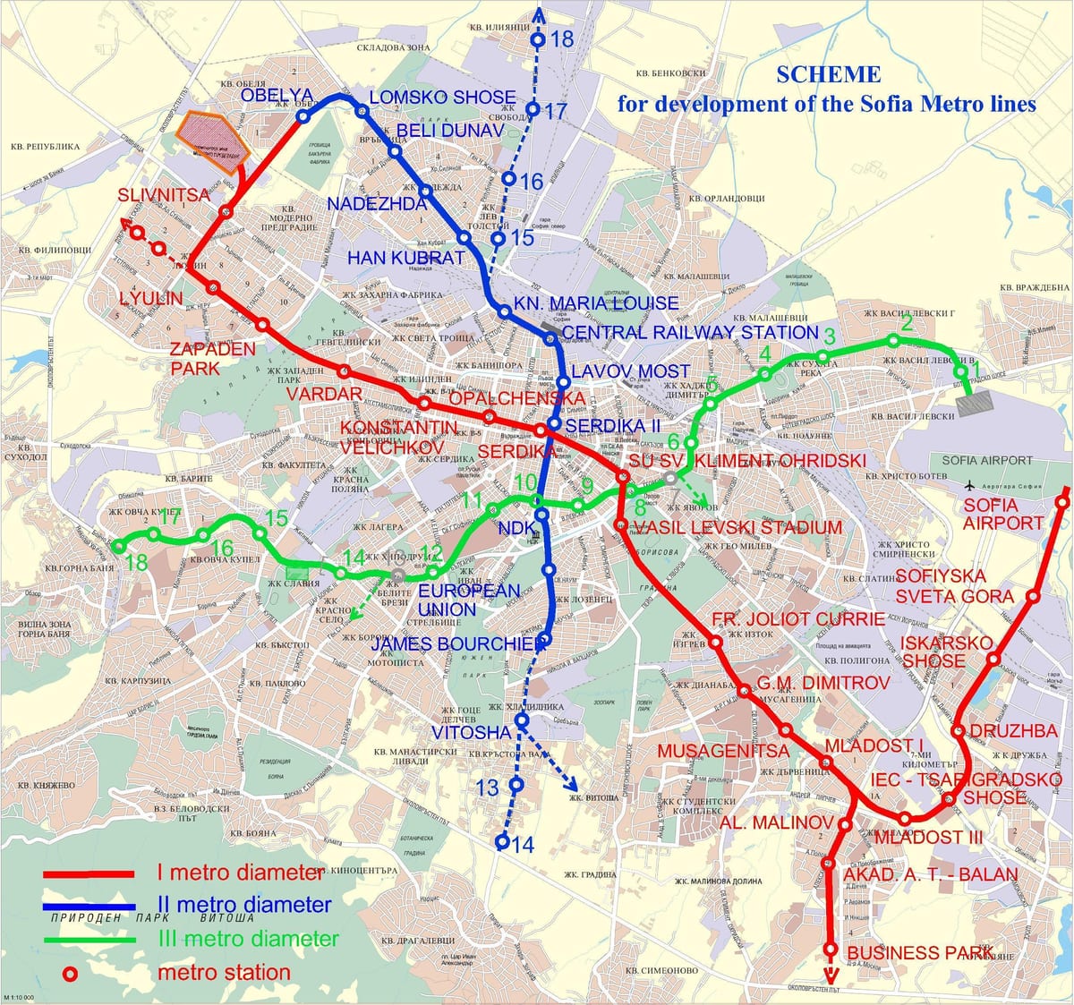 kart Bolqarıstan metro