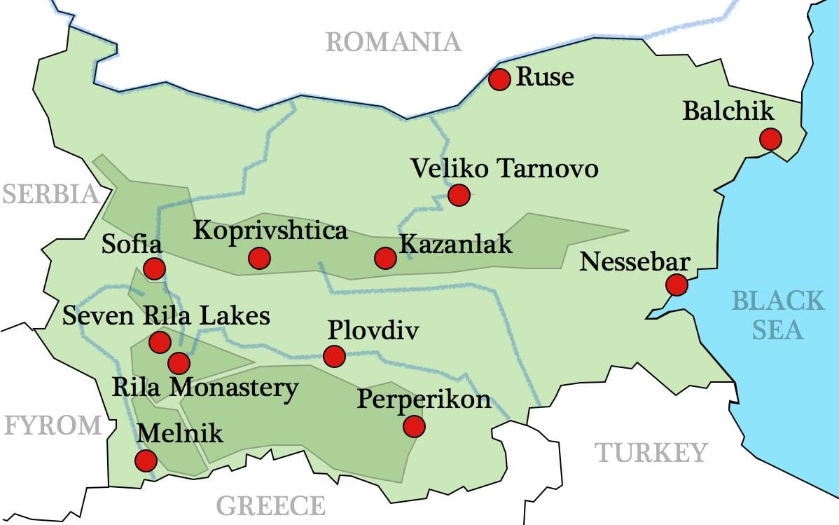 kart bolqarıstan monastırlar