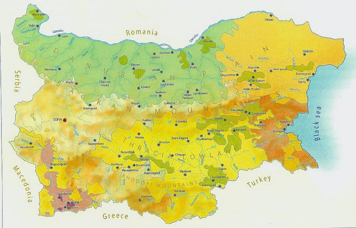 kart Bolqarıstan iqlimi